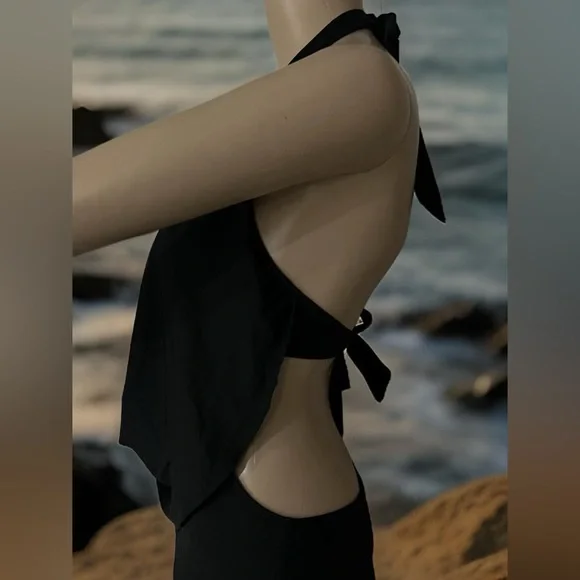 Bar III Draped Front Monokini - Picture 3 of 4
